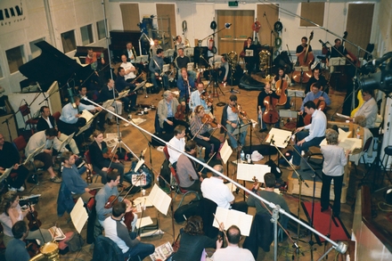 The John Wilson Orchestra Photographed in Studio Two, Abbey Road on Tuesday 13 May 2003 (click to enlarge)